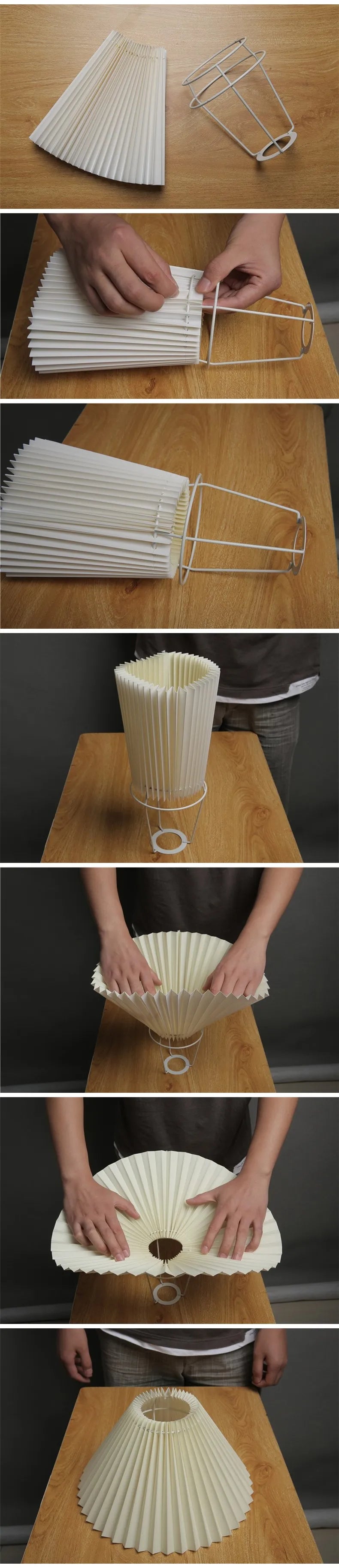 Nordic Ceramic Table Lamp for Bedroom Nightstand & Living Room | Pleated Fabric Lampshade | Modern Bedside Lamp | 12 Colour Combinations