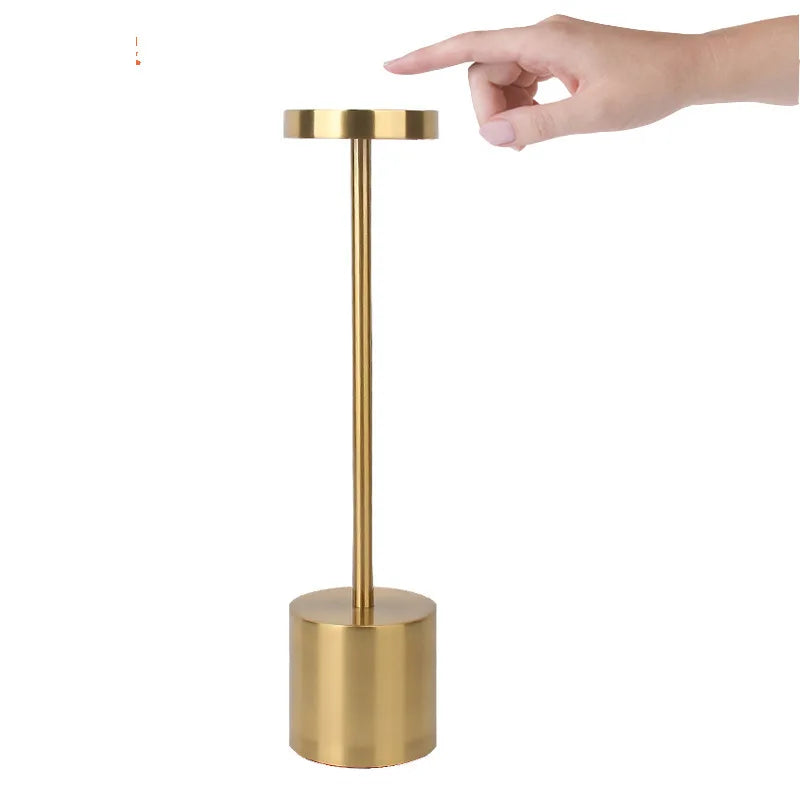 Cordless Rechargeable Table Lamp for Bedroom Nightstand & Dining Table | Touch Dimmable LED | 3 Colour Temperatures | Portable Bedside Lamp