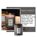 Soy Scented Candle for Living Room & Bedroom | 7oz Natural Soy Wax Jar Candle with Cotton Wick | 40 Hour Burn | Cosy Home Gift in 4 Scents