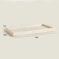 Travertine Vanity Tray for Bathroom Counter, Kitchen Sink & Dresser | Natural Stone Tray for Soap, Perfume & Skincare | 25cm or 30cm