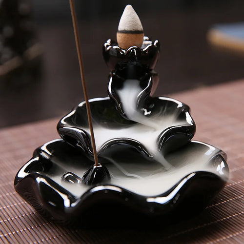 Ceramic Incense Holder | Minimalist Zen Incense Stick Burner for Tea Room, Study & Meditation, Japandi Home Decor Accent