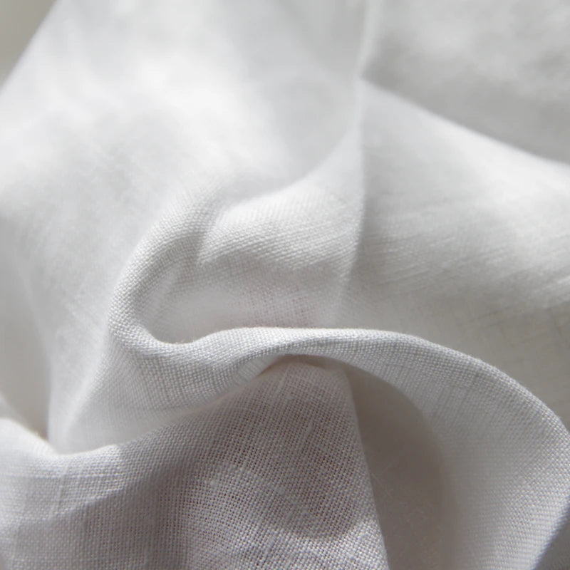 Stone Washed Linen Flat Sheet for Bed | 100% French Linen Bedding for Hot Sleepers | Breathable Neutral Bedroom Decor | 6 Sizes, 8 Colours