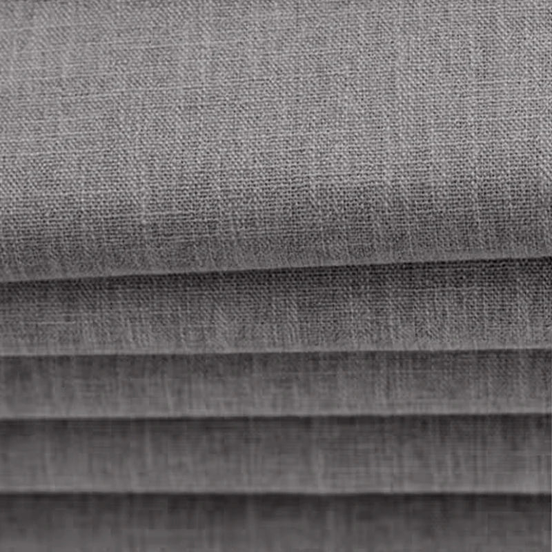 Linen Look Room Darkening Curtain for Bedroom & Living Room | Neutral Modern Window Drape | Sold Per Panel in Grey Coffee or Beige, 12 Sizes