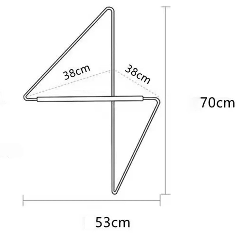 Wall Mounted Wooden Coat Rack for Entryway & Hallway | Minimalist Beech Wood & Steel Coat Hanger | Nordic Mudroom Storage in 3 Sizes