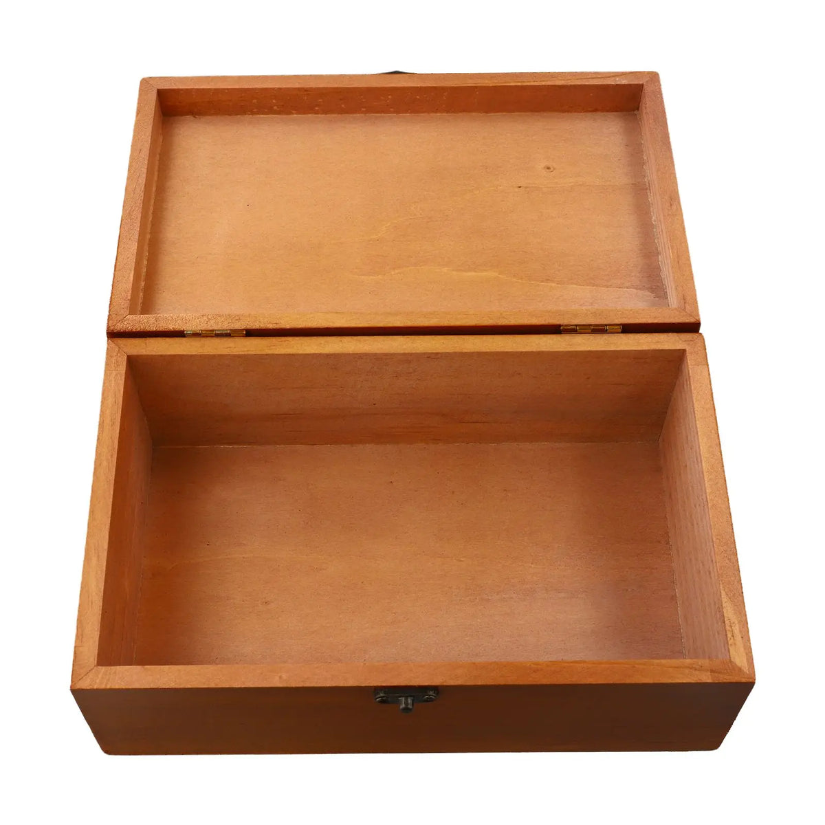 Wooden Storage Box with Lock & Hinged Lid for Home Office & Bedroom | Retro Keepsake Box | Decorative Valuables Case in S, M, L