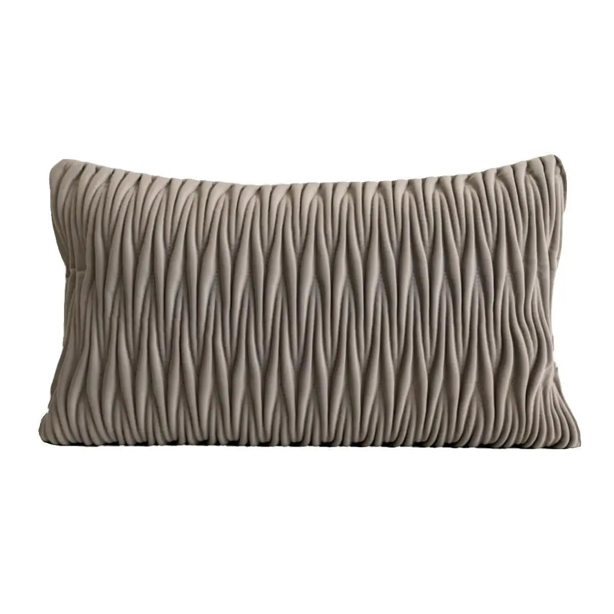 Textured Lumbar Pillow Cover 30x50cm for Bed & Sofa | Neutral Bedroom Decor | Modern Jacquard Cushion Cover in 6 Designs