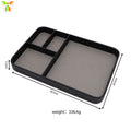 Wooden Valet Tray with Compartments for Nightstand & Entryway | Key, Jewellery & Desk Organiser Tray | European Style in 3 Finishes
