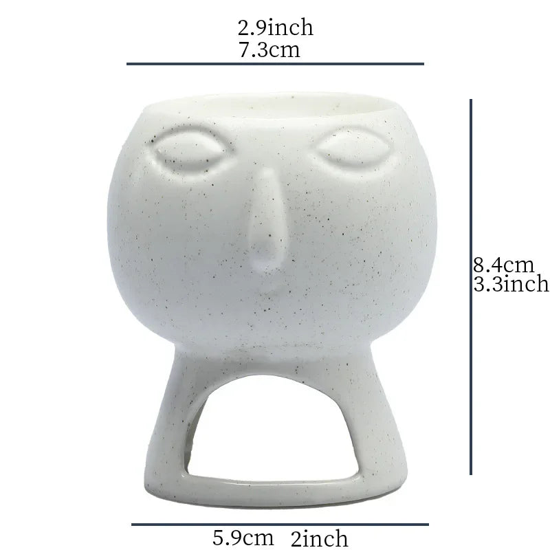 Ceramic Candle Holder & Essential Oil Burner for Living Room & Bedroom | Nordic Minimalist Aroma Diffuser | Calming Home Decor, 3 Styles