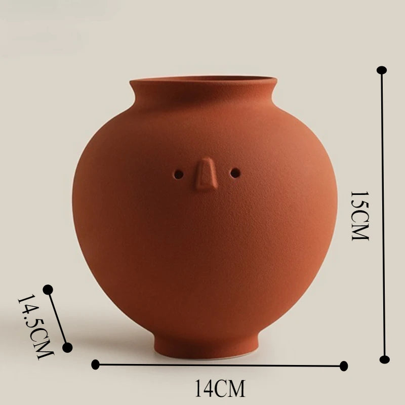 Abstract Ceramic Vase | Aesthetic Art Vase & Minimalist Flower Bottle for Living Room, Dining Table & Shelf Decor, 3 Sculptural Styles