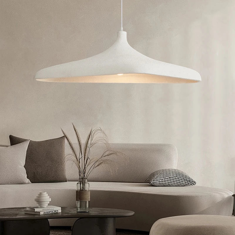 Wabi-Sabi Pendant Light for Dining Room, Living Room & Bedroom | Japanese-Style Hanging Ceiling Lamp | Statement Chandelier, 80cm or 100cm