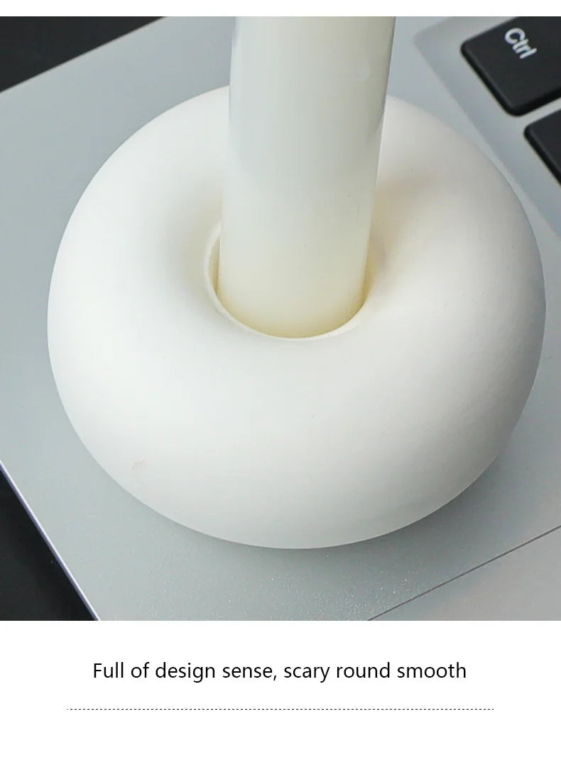 White Ceramic Candlestick Holder for Living Room & Wedding Tables | Nordic Handmade Candle Holder Ornament | Modern Minimalist Decor, 6 Styles