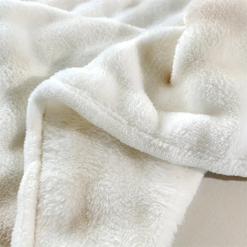 Faux Rabbit Fur Throw Blanket for Bed & Sofa | Plush Cozy Bedroom Decor | Anti-Pilling Soft Blanket | 6 Sizes, 70x100cm to 200x230cm