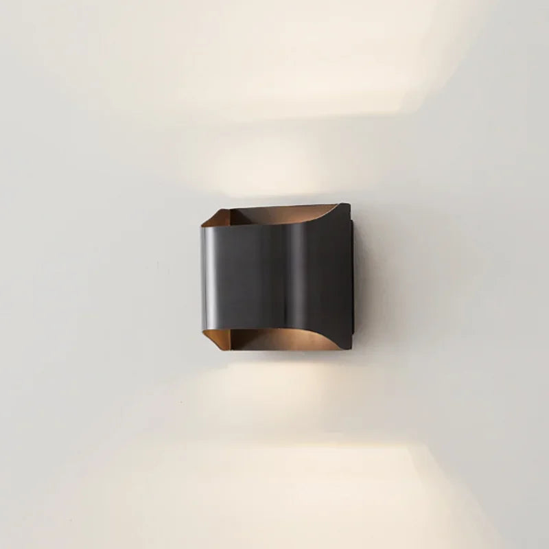 Copper & Brass Wall Sconce | Modern Minimalist Designer Wall Lamp for Study, Living Room, Bedside & Stairs, Warm, Cool or Tricolour