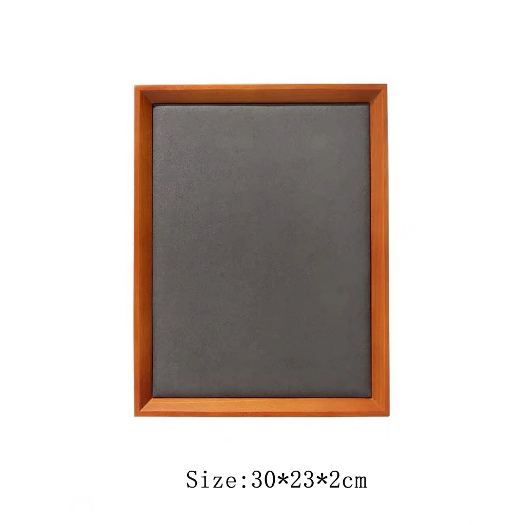Velvet-Lined Wooden Jewellery Tray for Dresser & Vanity | Rectangular Ring, Earring & Bracelet Organiser | Desktop Storage Dish, 4 Styles
