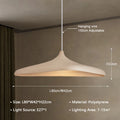 Wabi-Sabi Pendant Light for Dining Room, Living Room & Bedroom | Japanese-Style Hanging Ceiling Lamp | Statement Chandelier, 80cm or 100cm