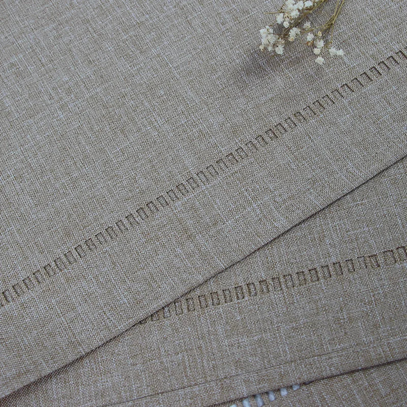 Linen-Look Table Runner for Kitchen & Dining Table | Simple Solid Colour Table Decor | Party & Holiday Tablecloth Runner, 32x180cm or 32x280cm