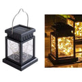 Metallic Solar Lantern | Hanging LED Garden Light for Patio, Lawn, Backyard, Courtyard & Tabletop, Christmas Night Light Decor