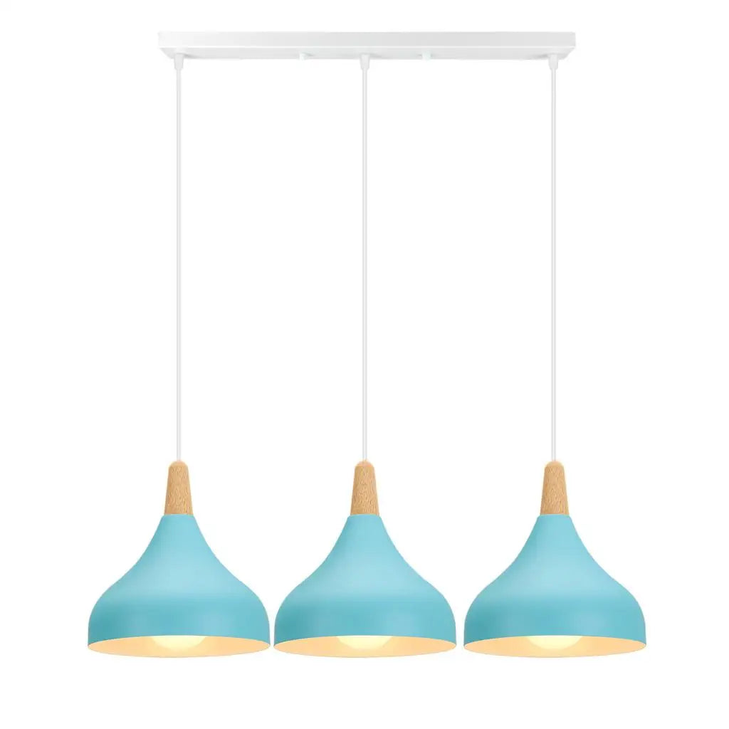 Nordic Wood LED Pendant Light | Modern Ceiling Chandelier & Hanging Lamp for Kitchen, Dining Room & Living Room, 22 Designs