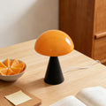 Glass Mushroom Table Lamp for Bedside, Desk & Study | Modern Minimalist Umbrella Lamp | USB-C Powered LED Night Light in 5 Colours