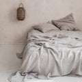 Stone Washed Linen Flat Sheet for Bed | 100% French Linen Bedding for Hot Sleepers | Breathable Neutral Bedroom Decor | 6 Sizes, 8 Colours