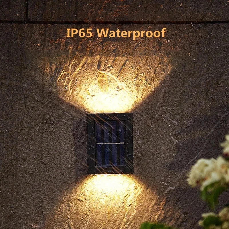Solar Sensor Wall Light | Waterproof Outdoor Motion Sensor Solar Lights for Garden, Fence, Shed, Driveway & Exterior Walls, 2–12 LED