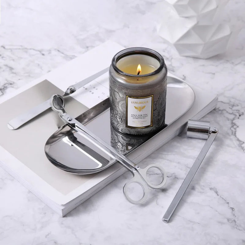 Soy Scented Candle for Living Room & Bedroom | 7oz Natural Soy Wax Jar Candle with Cotton Wick | 40 Hour Burn | Cosy Home Gift in 4 Scents