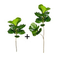 Artificial Ficus Tree for Living Room, Office & Patio | Realistic Faux Rubber Plant | Indoor Outdoor Artificial Plants, 70cm to 140cm