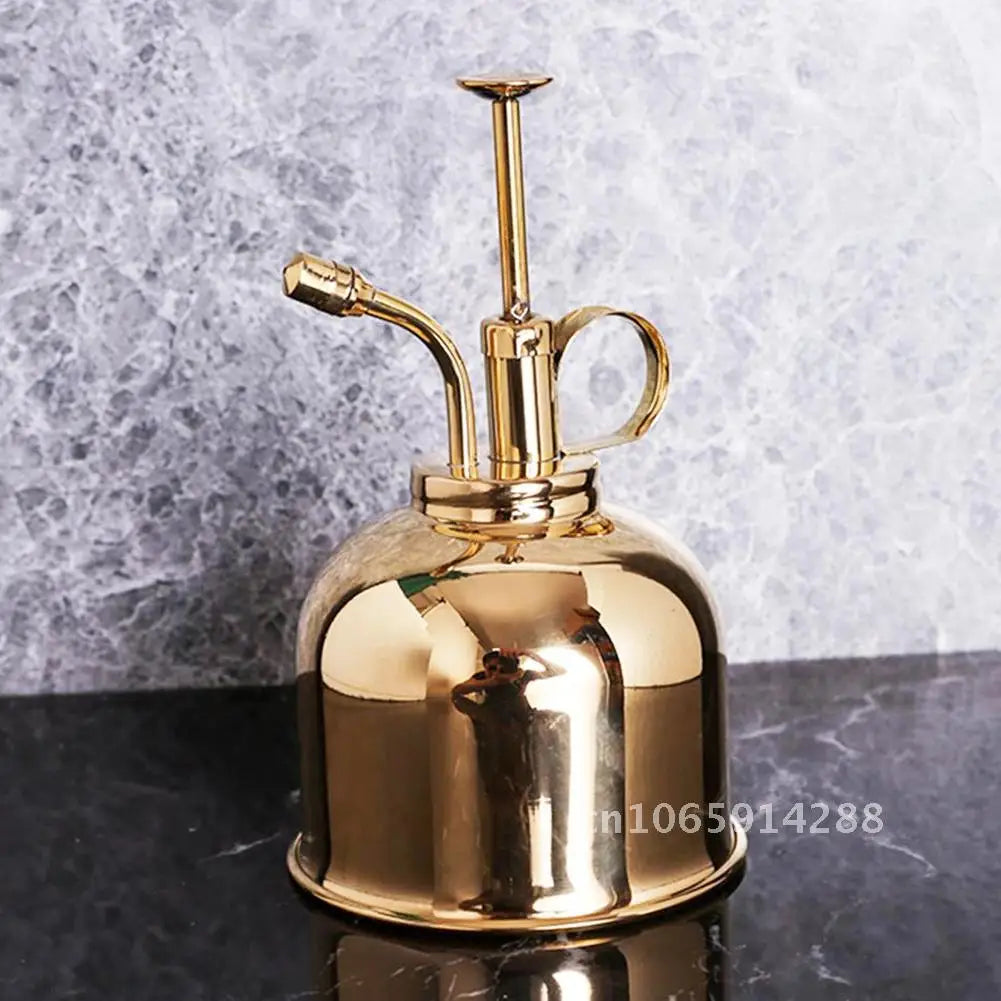 Small Watering Can for Indoor Plants, Succulents & Bonsai | Vintage Style Stainless Steel Plant Watering Can | Gold, Rose Gold or Silver