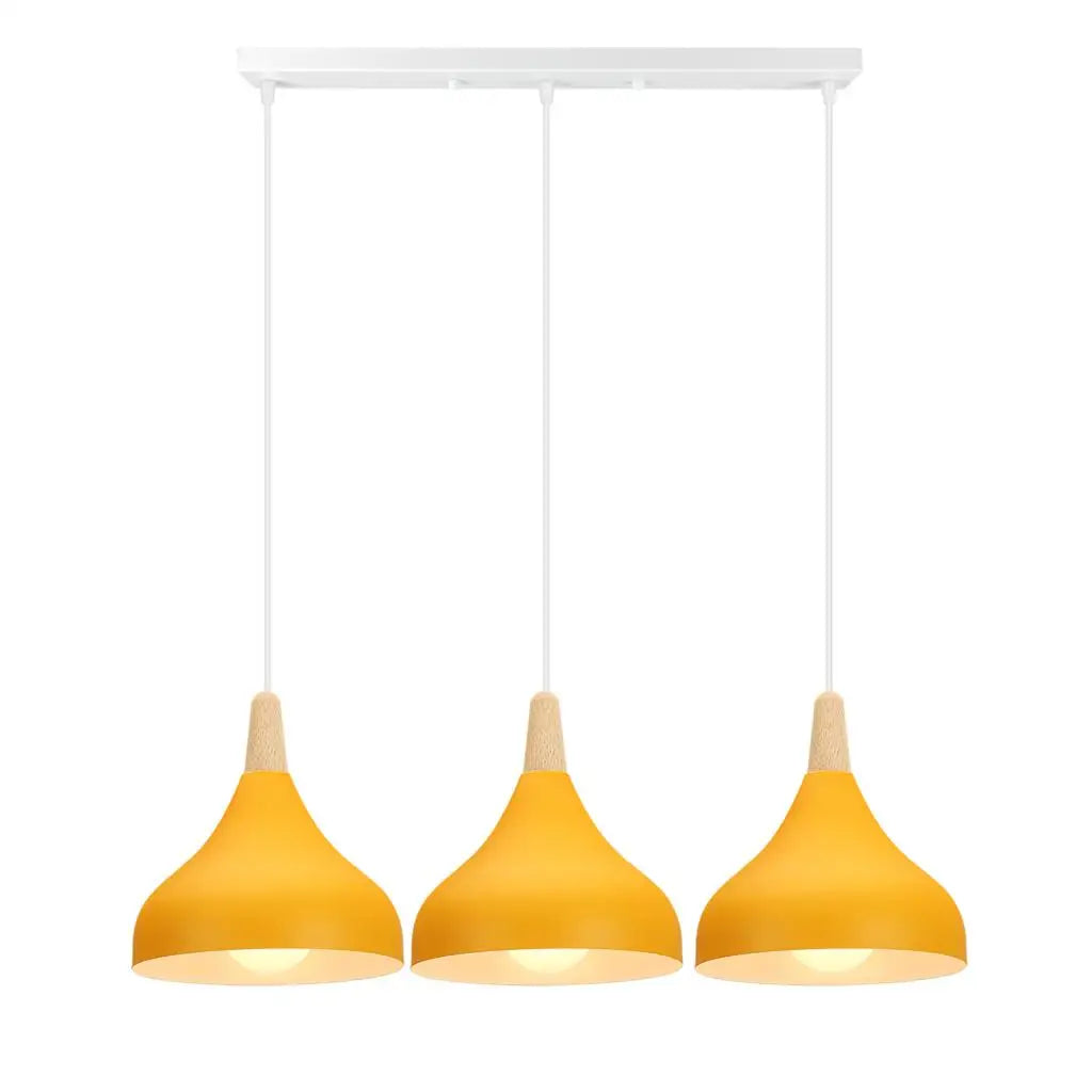 Nordic Wood LED Pendant Light | Modern Ceiling Chandelier & Hanging Lamp for Kitchen, Dining Room & Living Room, 22 Designs