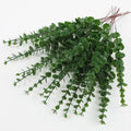 Artificial Eucalyptus Stems for Vases, Garlands & Centrepieces | 20 Faux Eucalyptus Branches | Wedding & Christmas Decor, Dark or Grey Green